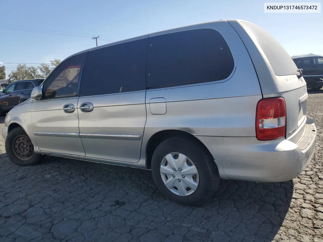 2004 Kia Sedona Ex VIN: KNDUP131746573472 Lot: 80593594