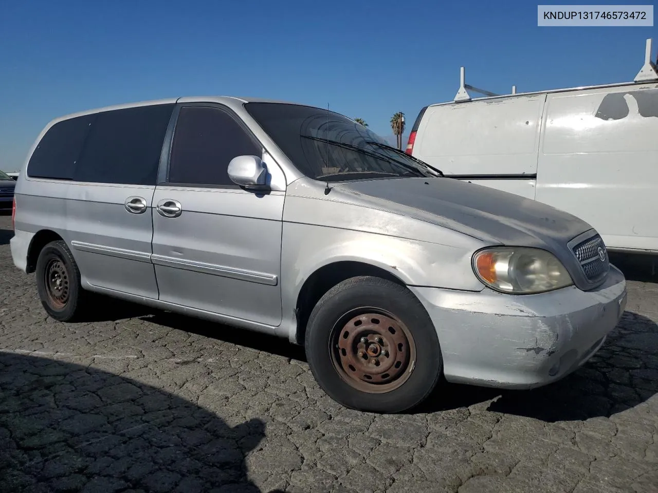 2004 Kia Sedona Ex VIN: KNDUP131746573472 Lot: 80593594