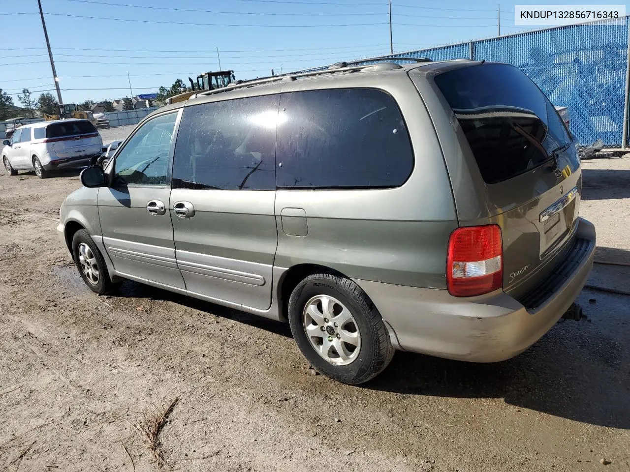 2005 Kia Sedona Ex VIN: KNDUP132856716343 Lot: 76028804