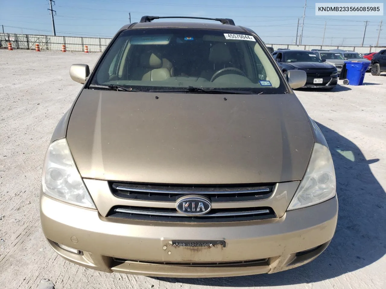 2006 Kia Sedona Ex VIN: KNDMB233566085985 Lot: 45570044