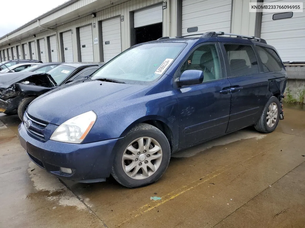 2006 Kia Sedona Ex VIN: KNDMB233766096955 Lot: 64966334