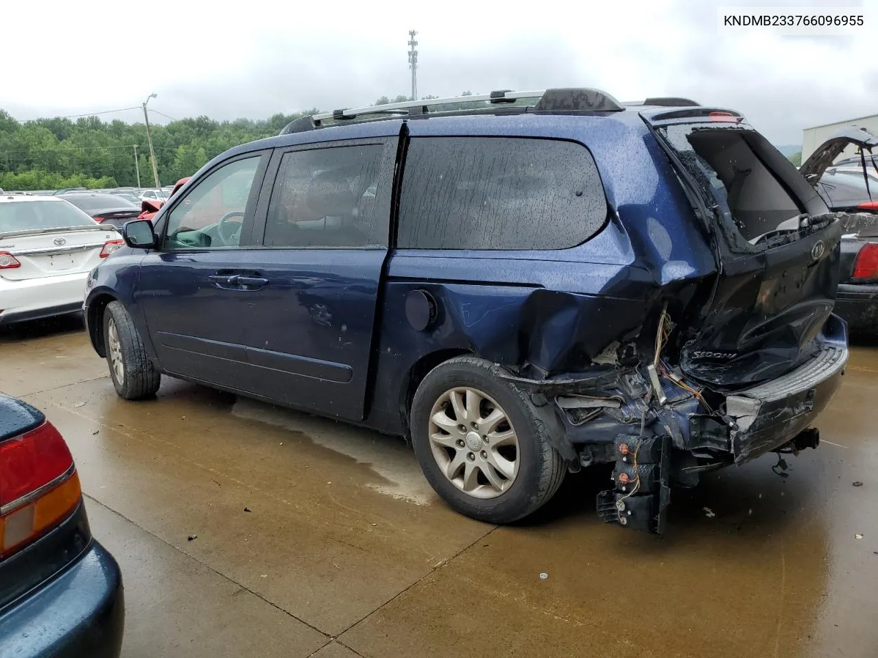 2006 Kia Sedona Ex VIN: KNDMB233766096955 Lot: 64966334