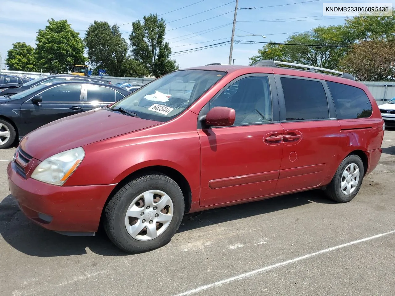 2006 Kia Sedona Ex VIN: KNDMB233066095436 Lot: 68822844