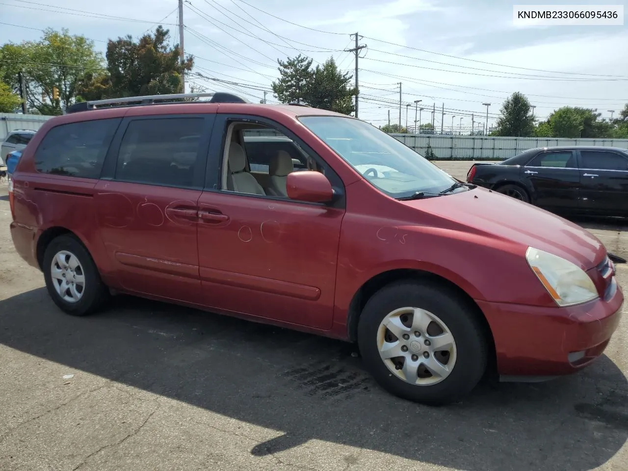 2006 Kia Sedona Ex VIN: KNDMB233066095436 Lot: 68822844