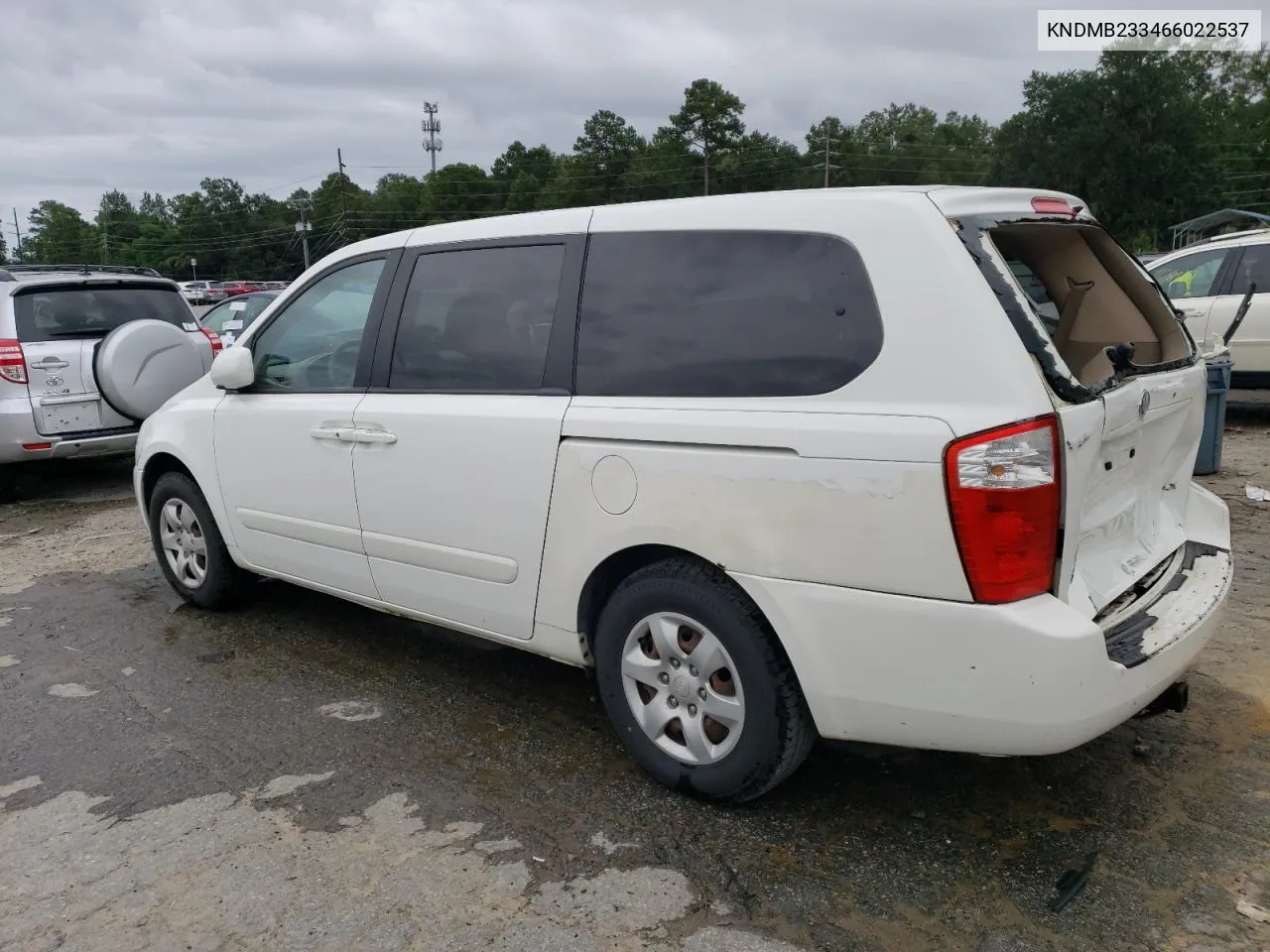 2006 Kia Sedona Ex VIN: KNDMB233466022537 Lot: 71130354