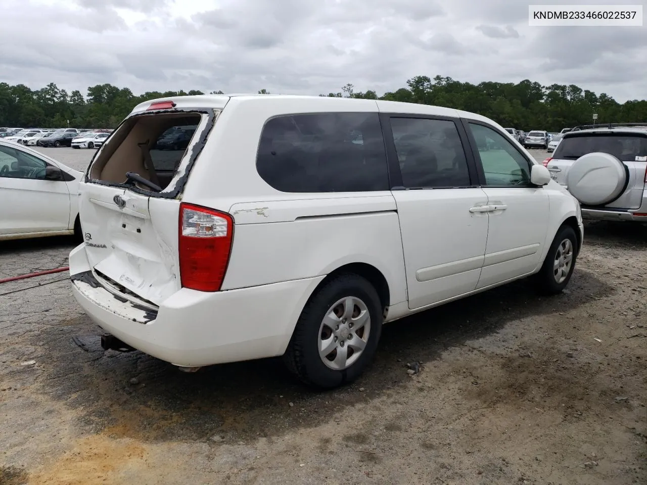 2006 Kia Sedona Ex VIN: KNDMB233466022537 Lot: 71130354