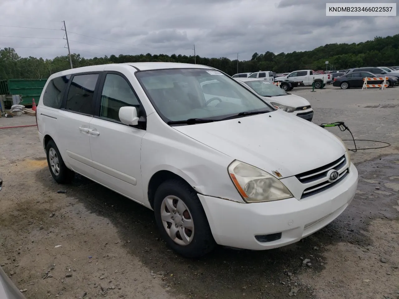 2006 Kia Sedona Ex VIN: KNDMB233466022537 Lot: 71130354