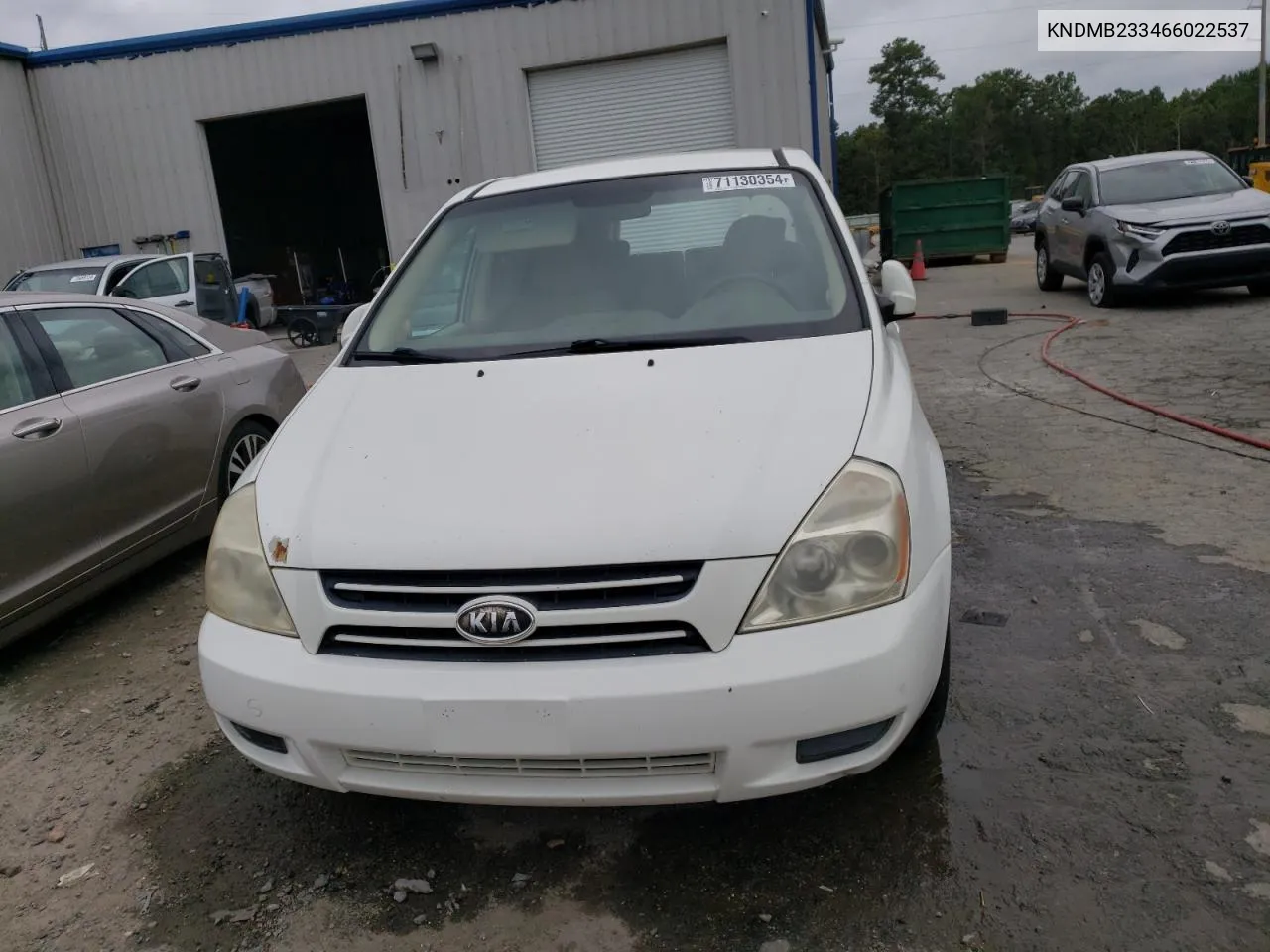 2006 Kia Sedona Ex VIN: KNDMB233466022537 Lot: 71130354