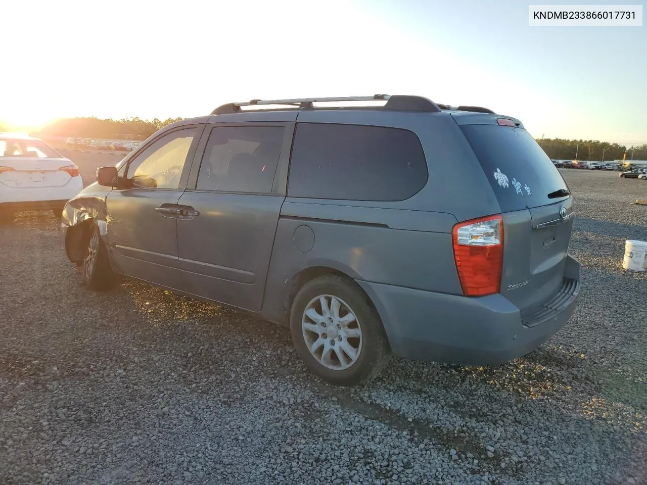 2006 Kia Sedona Ex VIN: KNDMB233866017731 Lot: 73367794