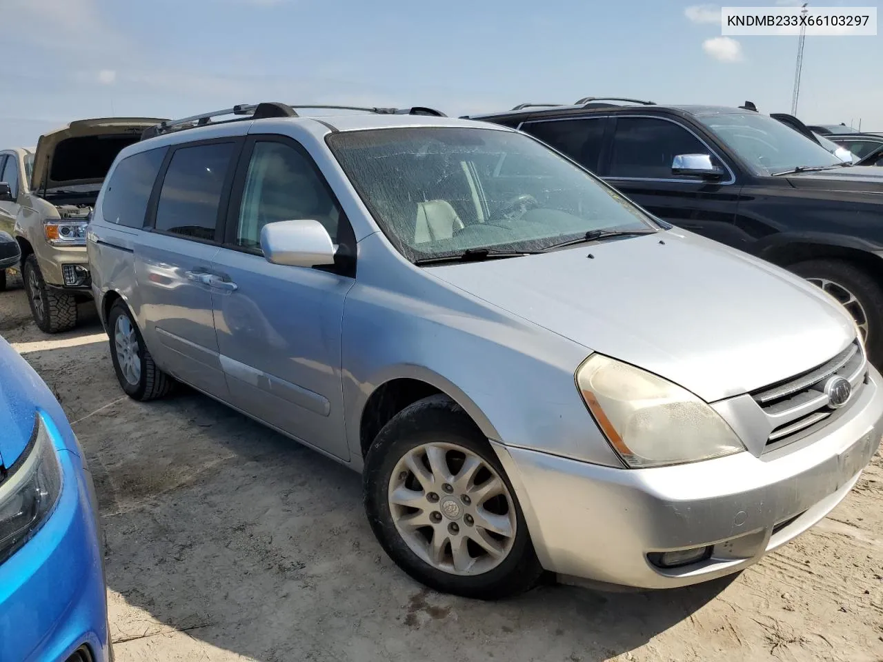 2006 Kia Sedona Ex VIN: KNDMB233X66103297 Lot: 75307764