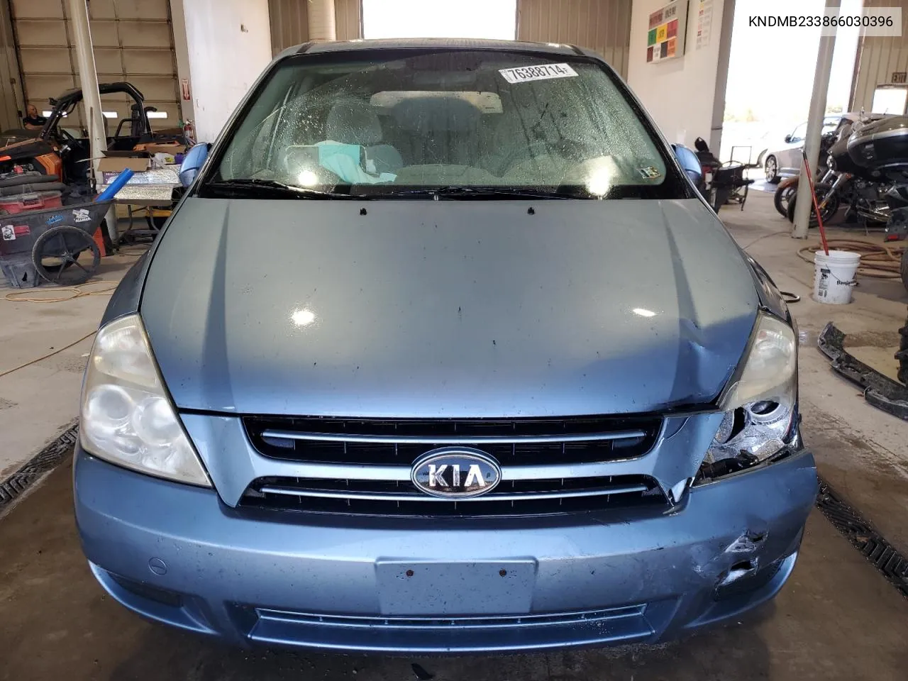 2006 Kia Sedona Ex VIN: KNDMB233866030396 Lot: 76388714