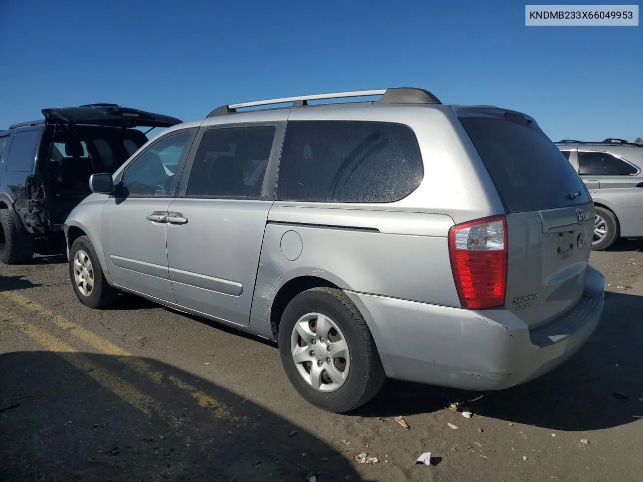 2006 Kia Sedona Ex VIN: KNDMB233X66049953 Lot: 76672044