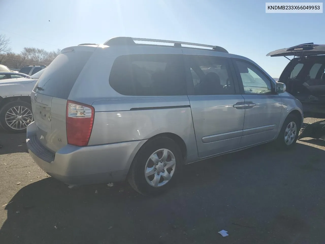 2006 Kia Sedona Ex VIN: KNDMB233X66049953 Lot: 76672044