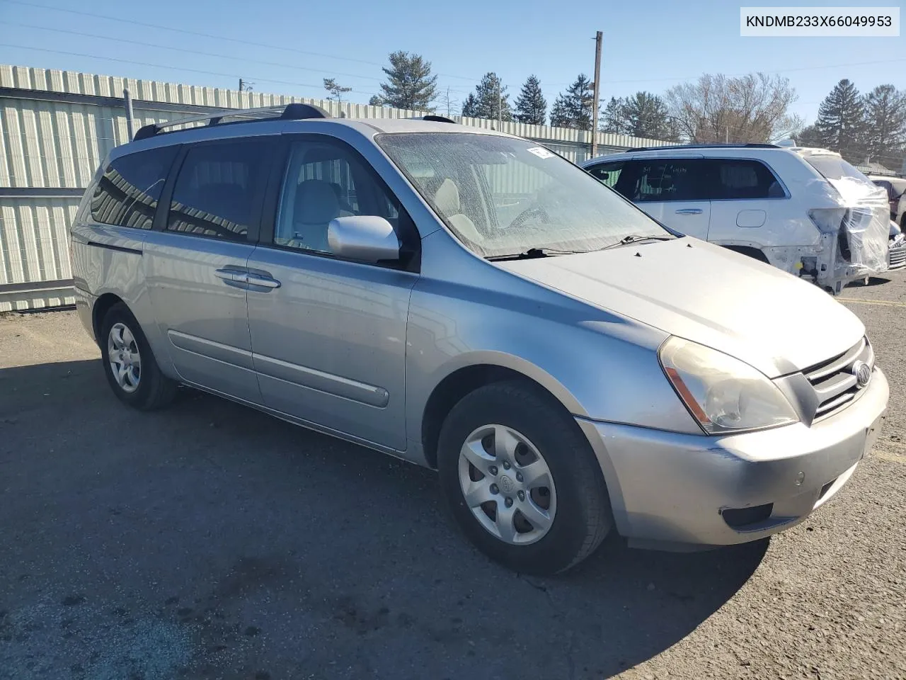 2006 Kia Sedona Ex VIN: KNDMB233X66049953 Lot: 76672044