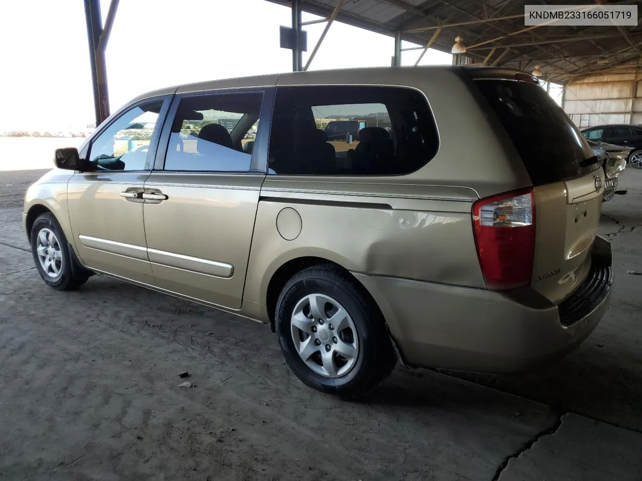 2006 Kia Sedona Ex VIN: KNDMB233166051719 Lot: 77015224