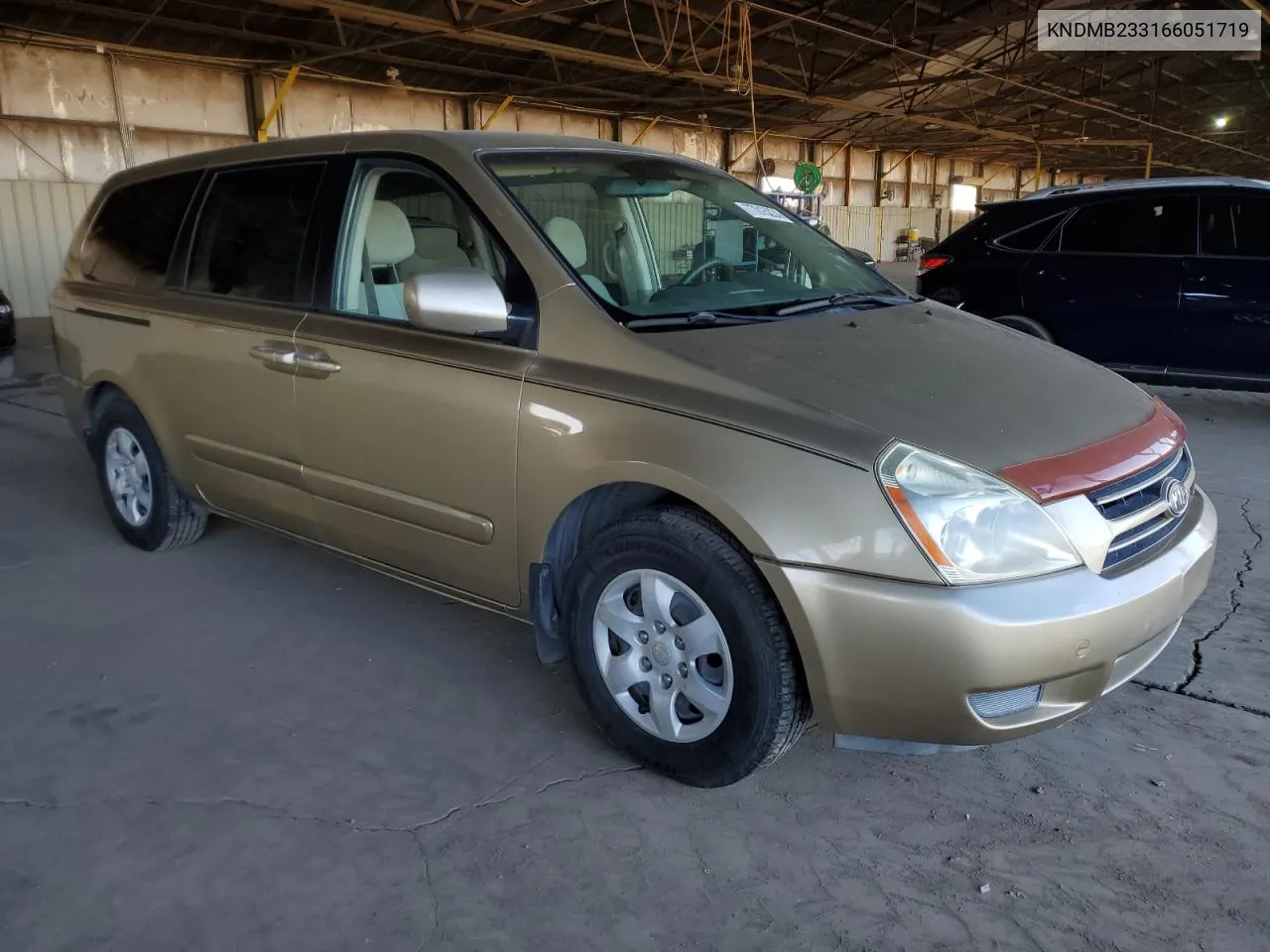 2006 Kia Sedona Ex VIN: KNDMB233166051719 Lot: 77015224