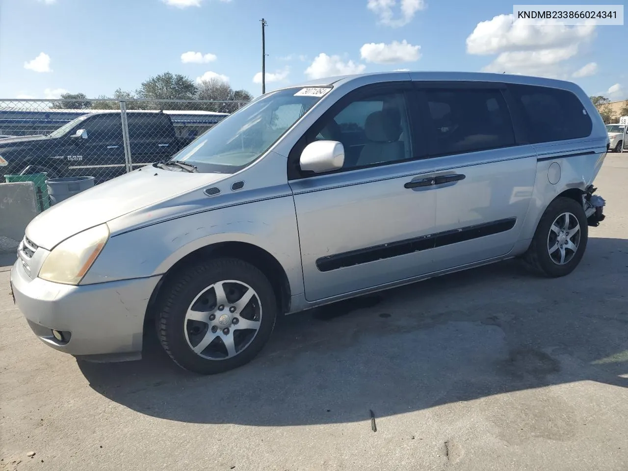 2006 Kia Sedona Ex VIN: KNDMB233866024341 Lot: 79071364