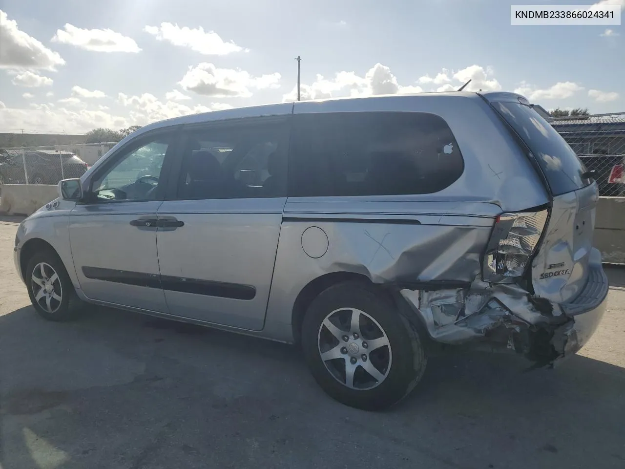 KNDMB233866024341 2006 Kia Sedona Ex