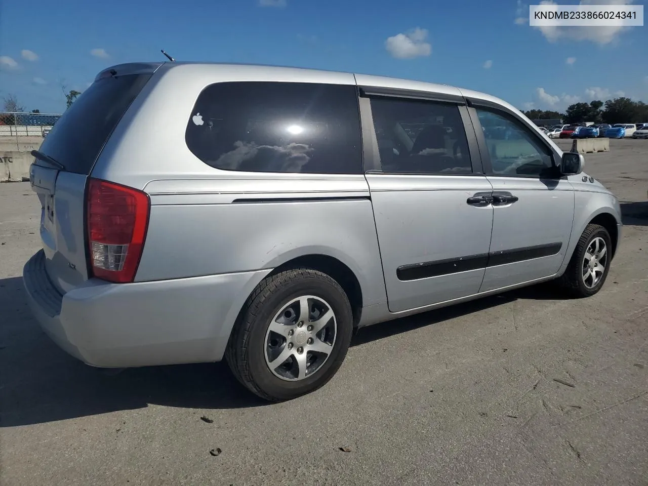 2006 Kia Sedona Ex VIN: KNDMB233866024341 Lot: 79071364