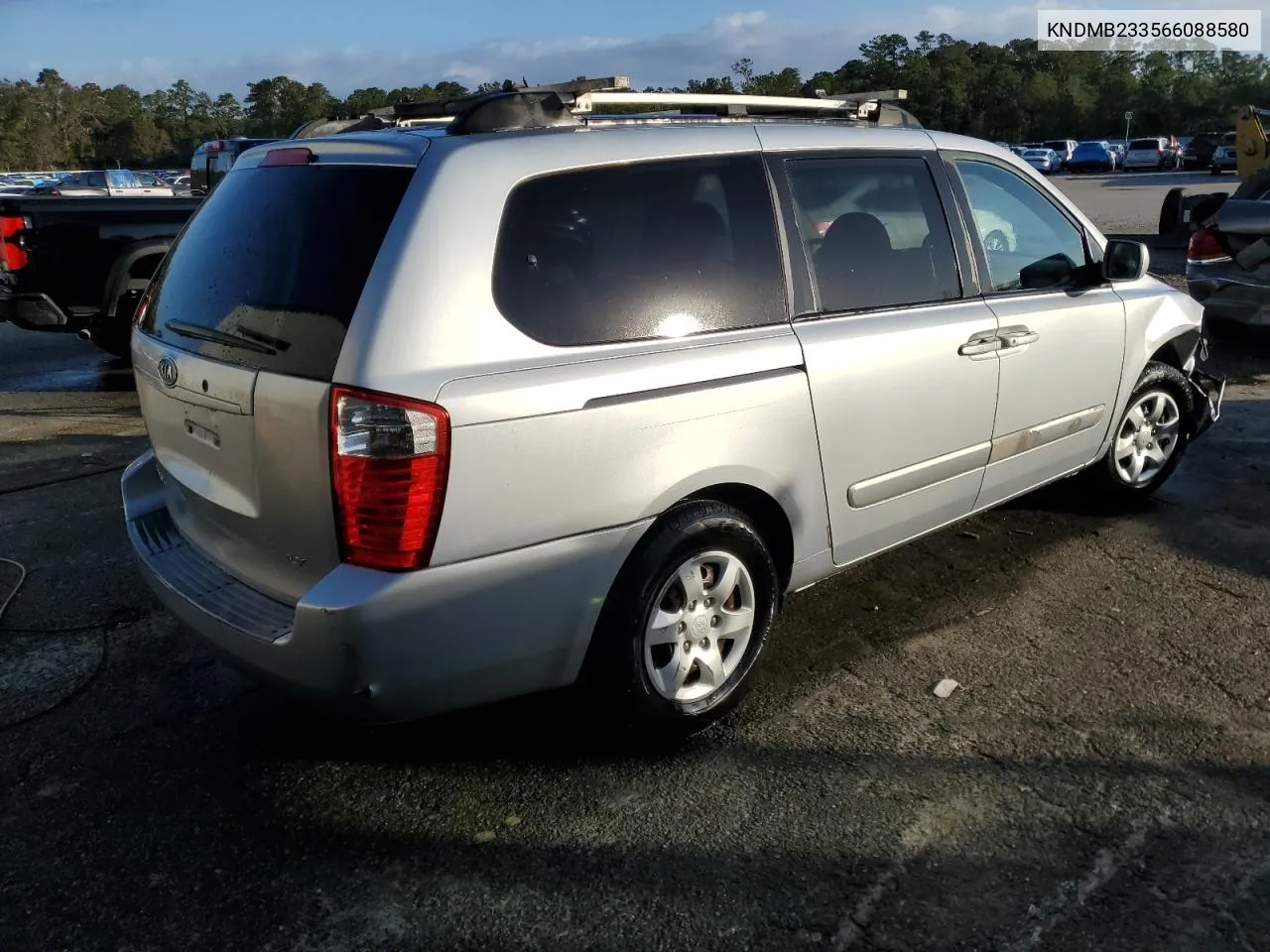 2006 Kia Sedona Ex VIN: KNDMB233566088580 Lot: 80523074