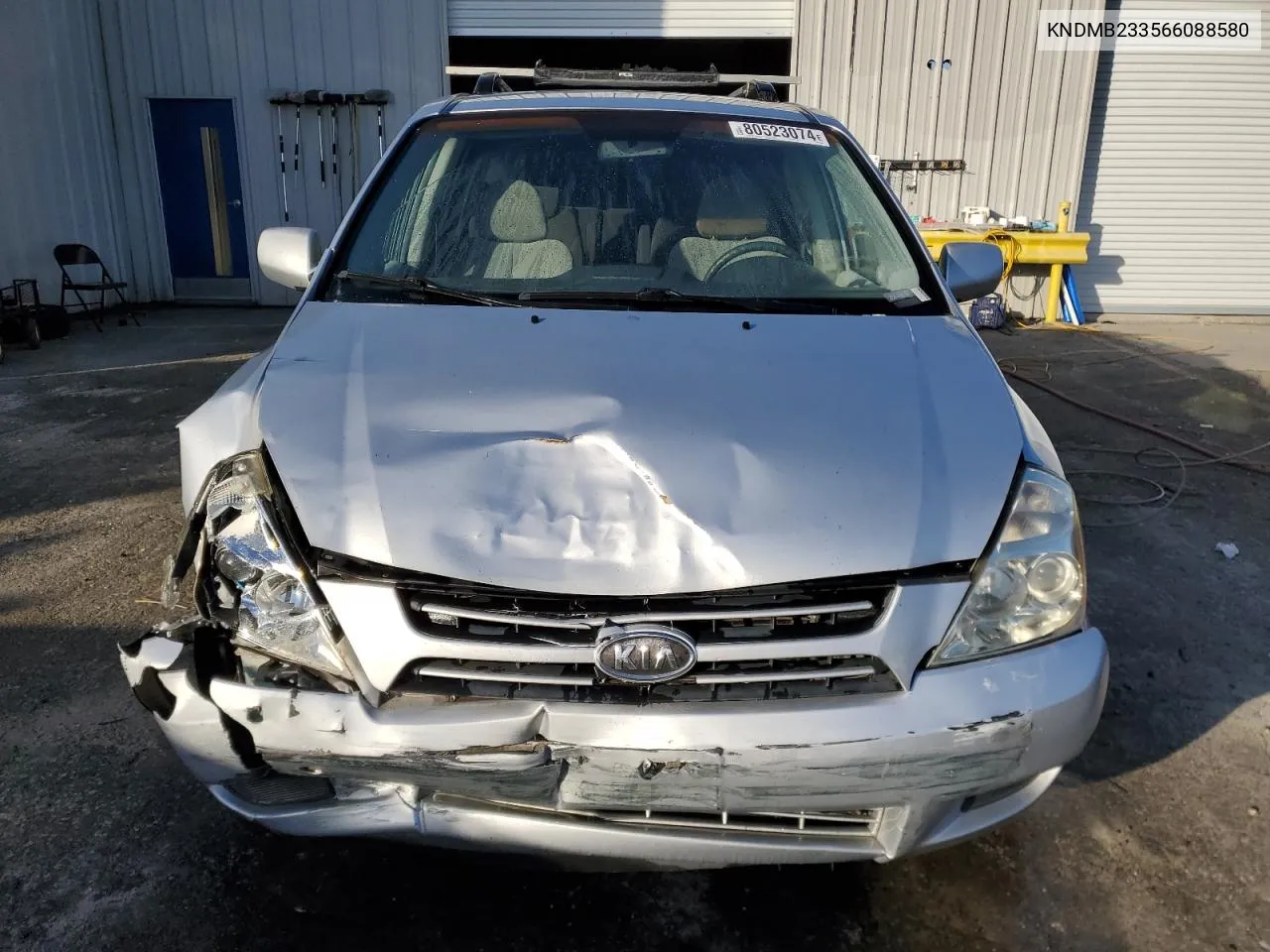 2006 Kia Sedona Ex VIN: KNDMB233566088580 Lot: 80523074