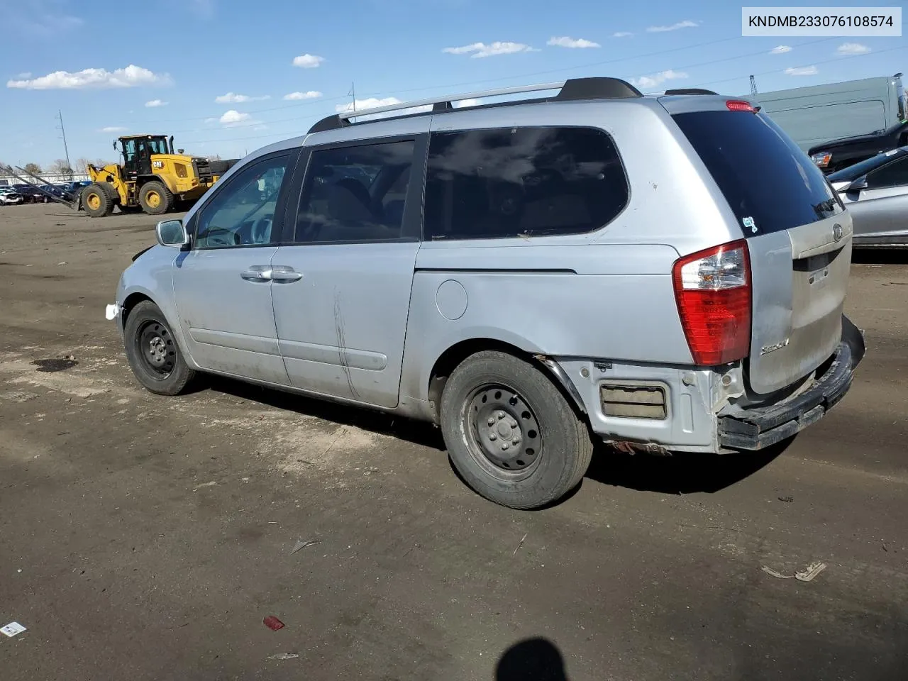 2007 Kia Sedona Ex VIN: KNDMB233076108574 Lot: 49644344