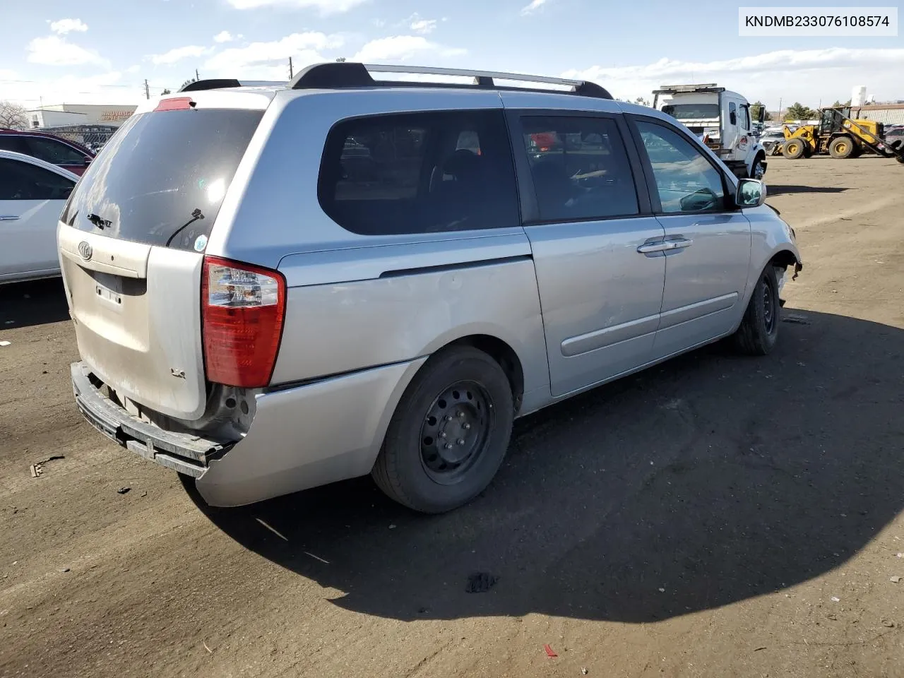 KNDMB233076108574 2007 Kia Sedona Ex