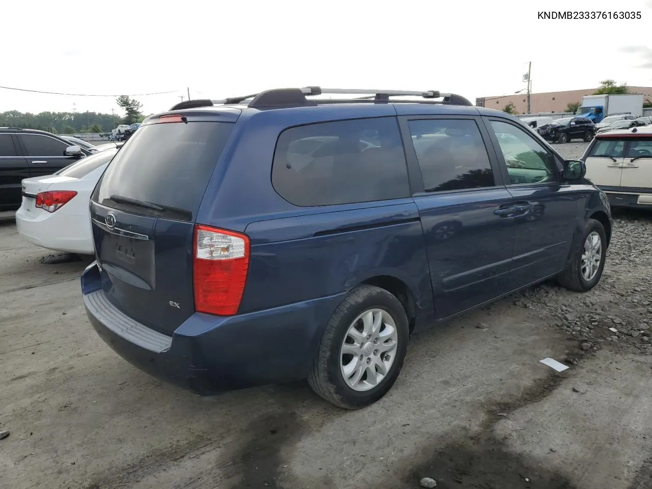 2007 Kia Sedona Ex VIN: KNDMB233376163035 Lot: 62410504