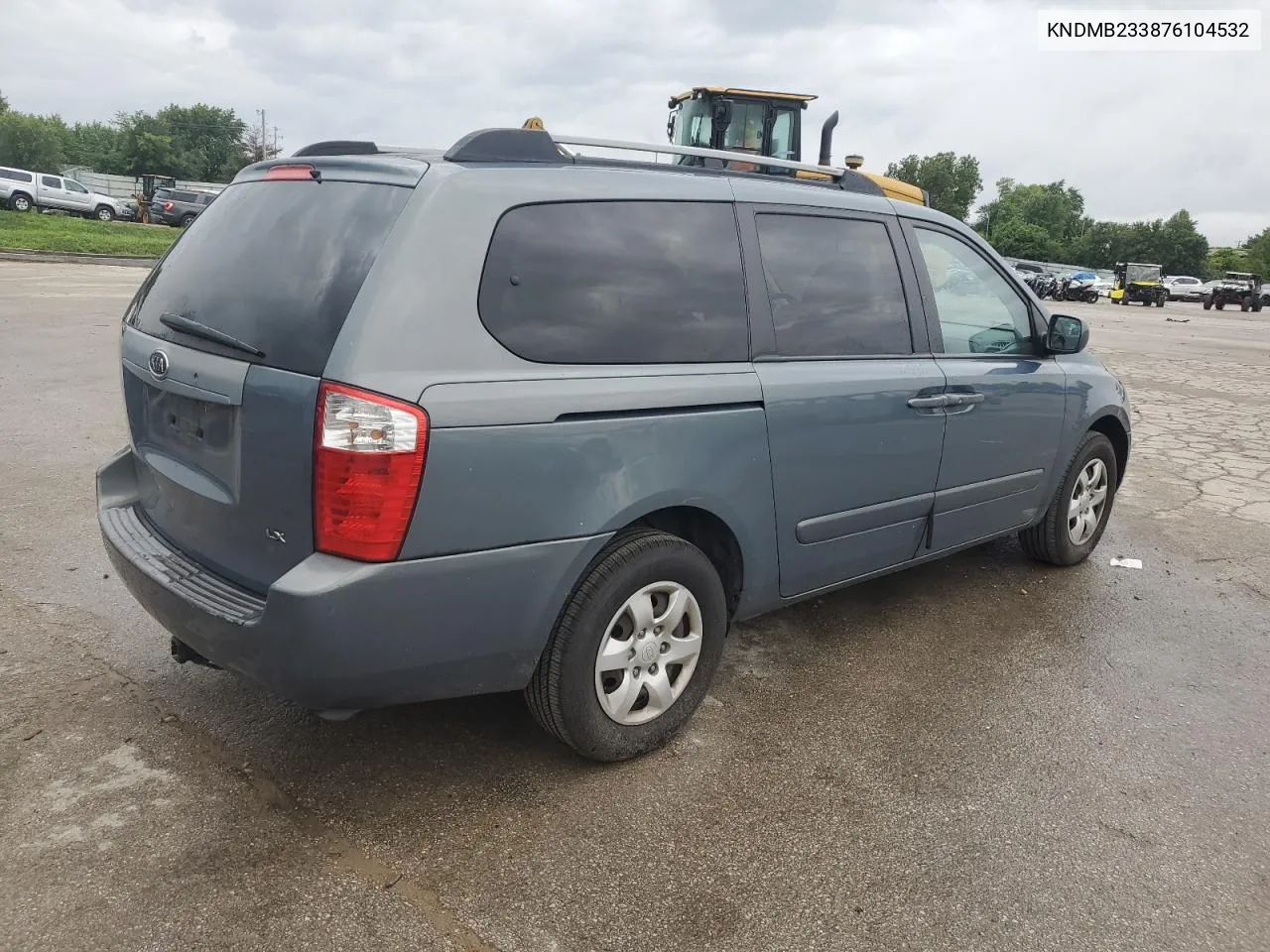 2007 Kia Sedona Ex VIN: KNDMB233876104532 Lot: 63188884