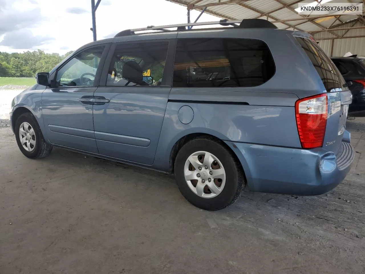 2007 Kia Sedona Ex VIN: KNDMB233X76116391 Lot: 64076514