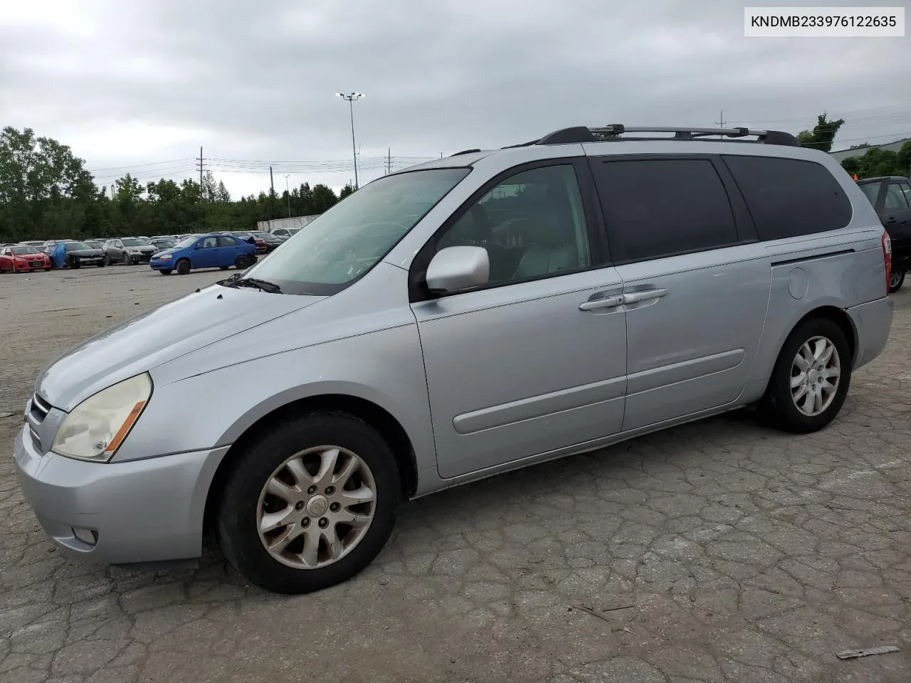 2007 Kia Sedona Ex VIN: KNDMB233976122635 Lot: 65252184