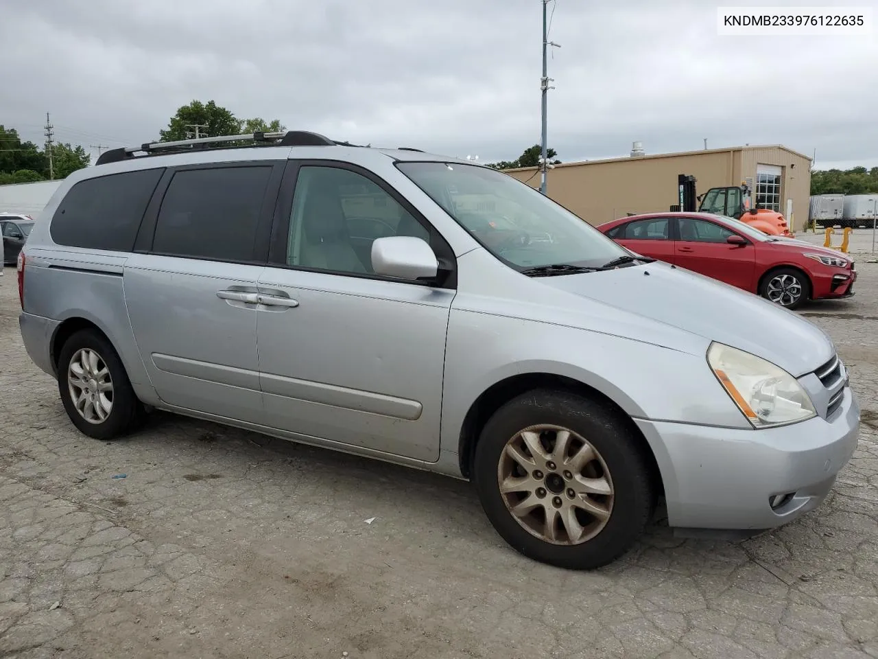 2007 Kia Sedona Ex VIN: KNDMB233976122635 Lot: 65252184