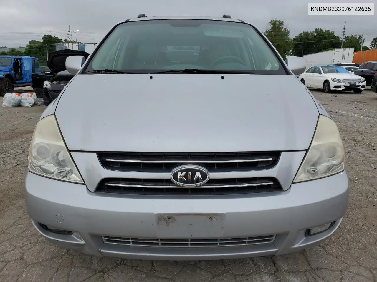 2007 Kia Sedona Ex VIN: KNDMB233976122635 Lot: 65252184