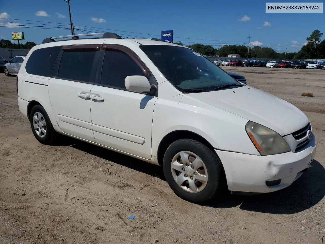 2007 Kia Sedona Ex VIN: KNDMB233876163242 Lot: 65926704