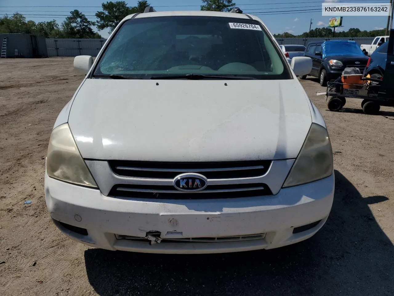 KNDMB233876163242 2007 Kia Sedona Ex