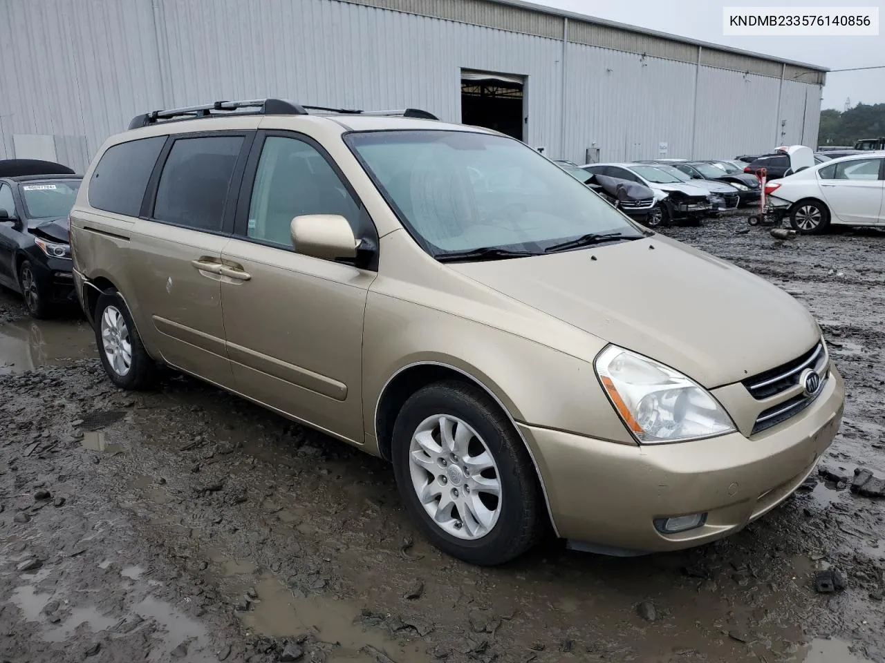 2007 Kia Sedona Ex VIN: KNDMB233576140856 Lot: 66734014