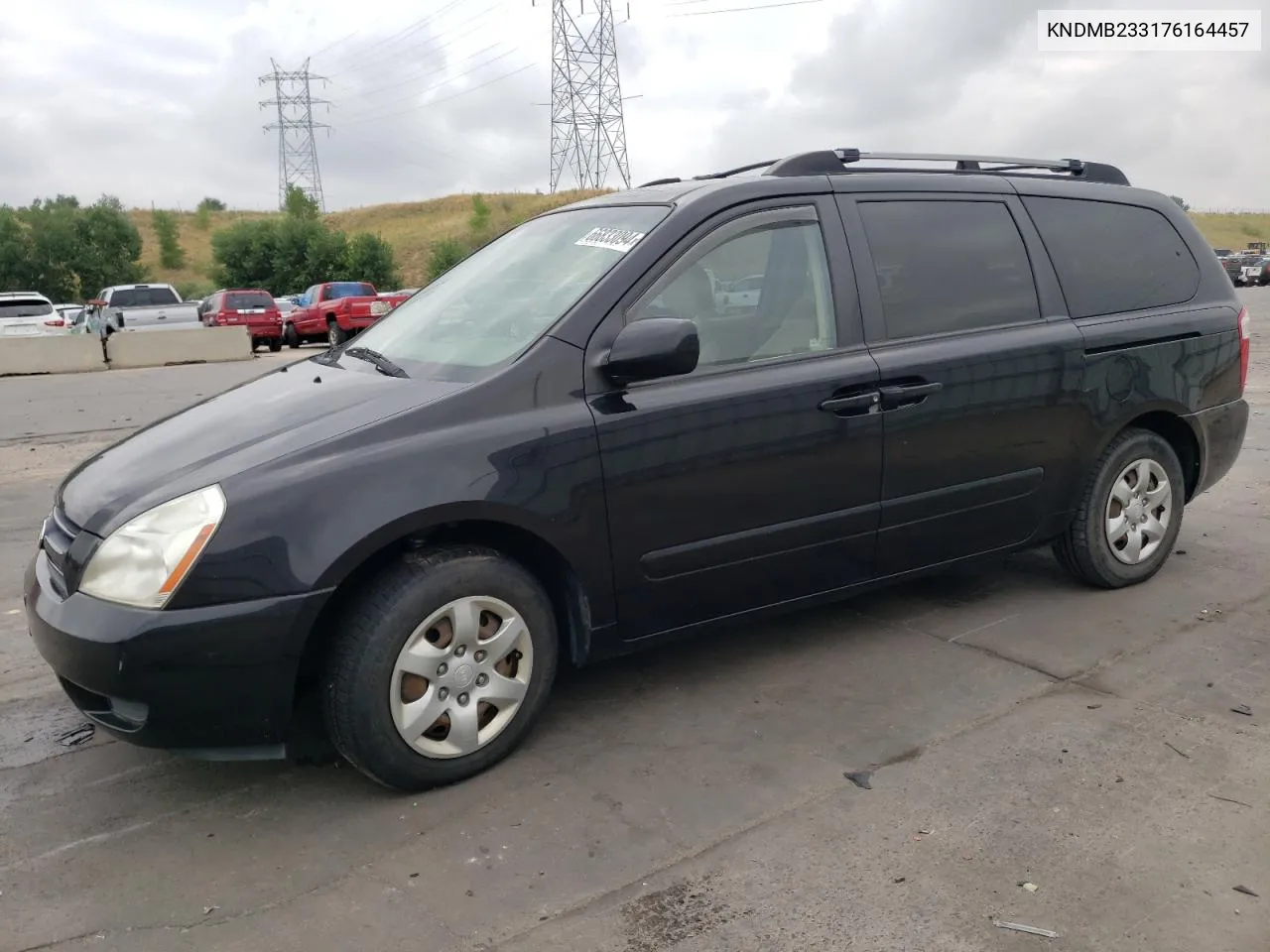 2007 Kia Sedona Ex VIN: KNDMB233176164457 Lot: 66833094