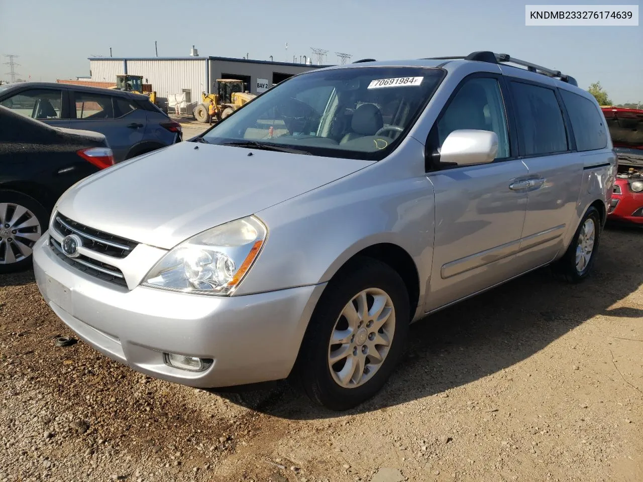 2007 Kia Sedona Ex VIN: KNDMB233276174639 Lot: 70691984