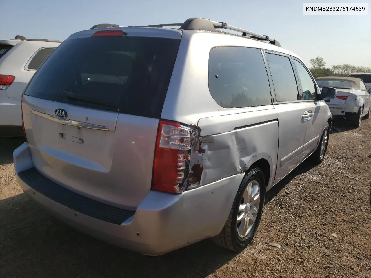 2007 Kia Sedona Ex VIN: KNDMB233276174639 Lot: 70691984