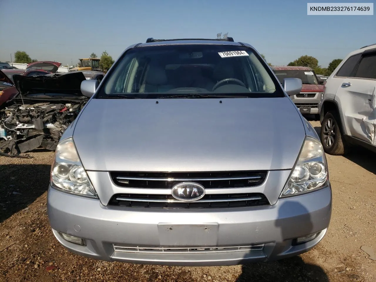 2007 Kia Sedona Ex VIN: KNDMB233276174639 Lot: 70691984