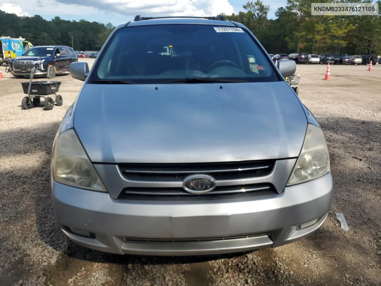 KNDMB233876121105 2007 Kia Sedona Ex