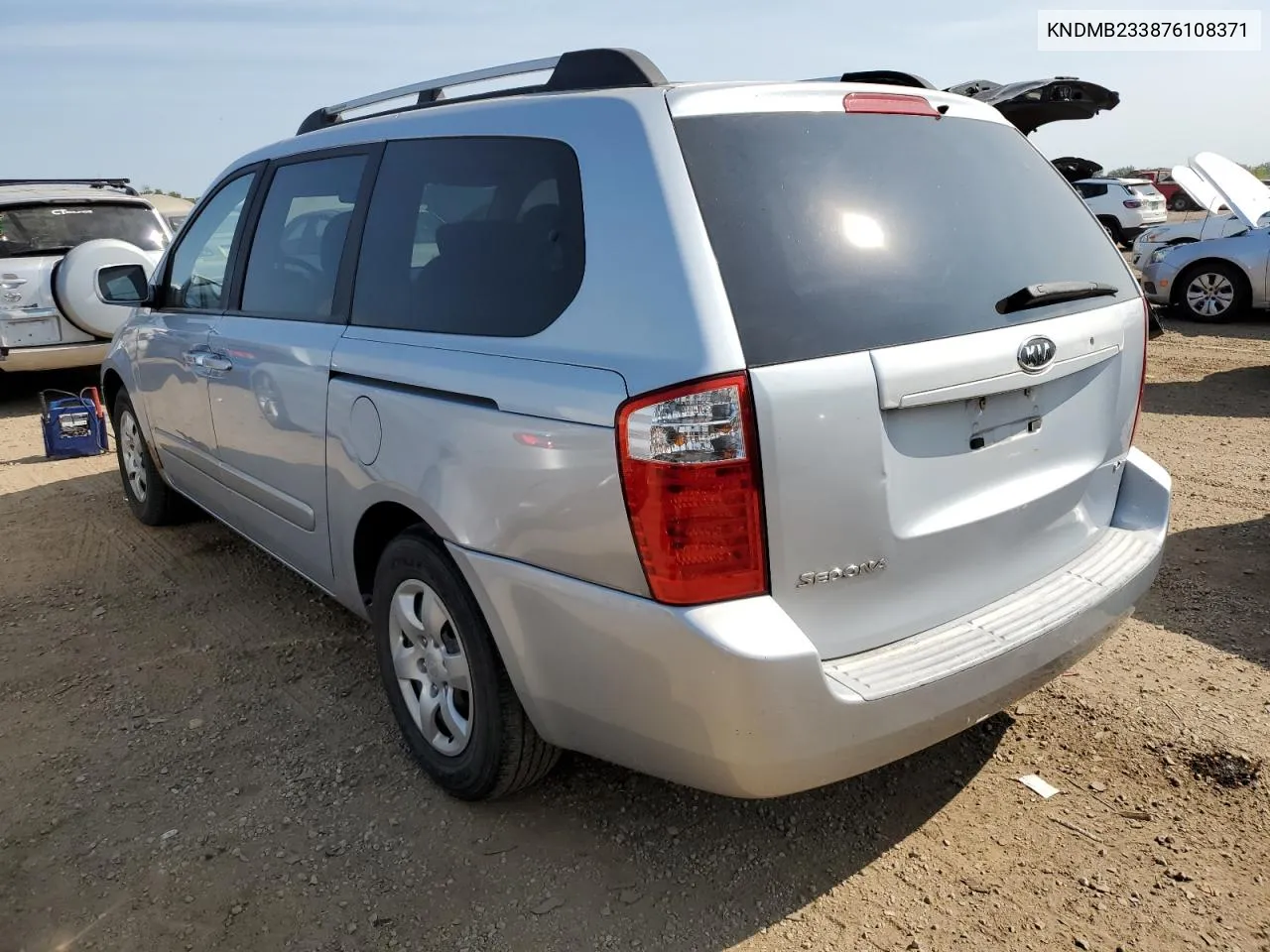 2007 Kia Sedona Ex VIN: KNDMB233876108371 Lot: 71360184