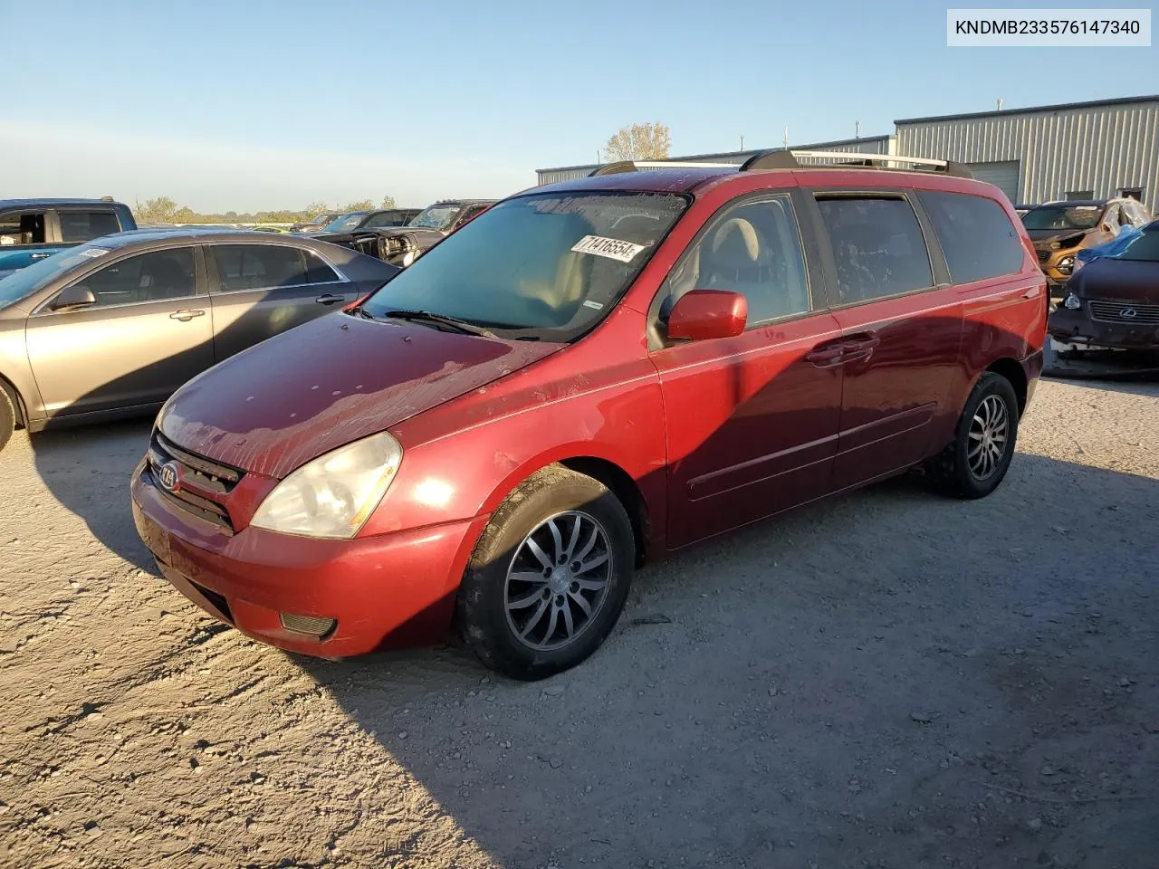 KNDMB233576147340 2007 Kia Sedona Ex