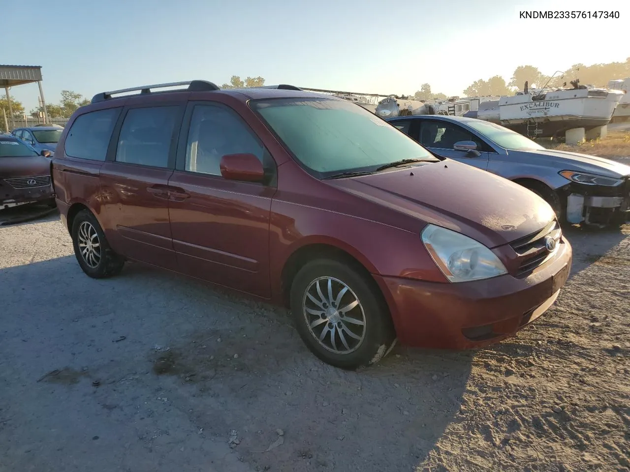 KNDMB233576147340 2007 Kia Sedona Ex