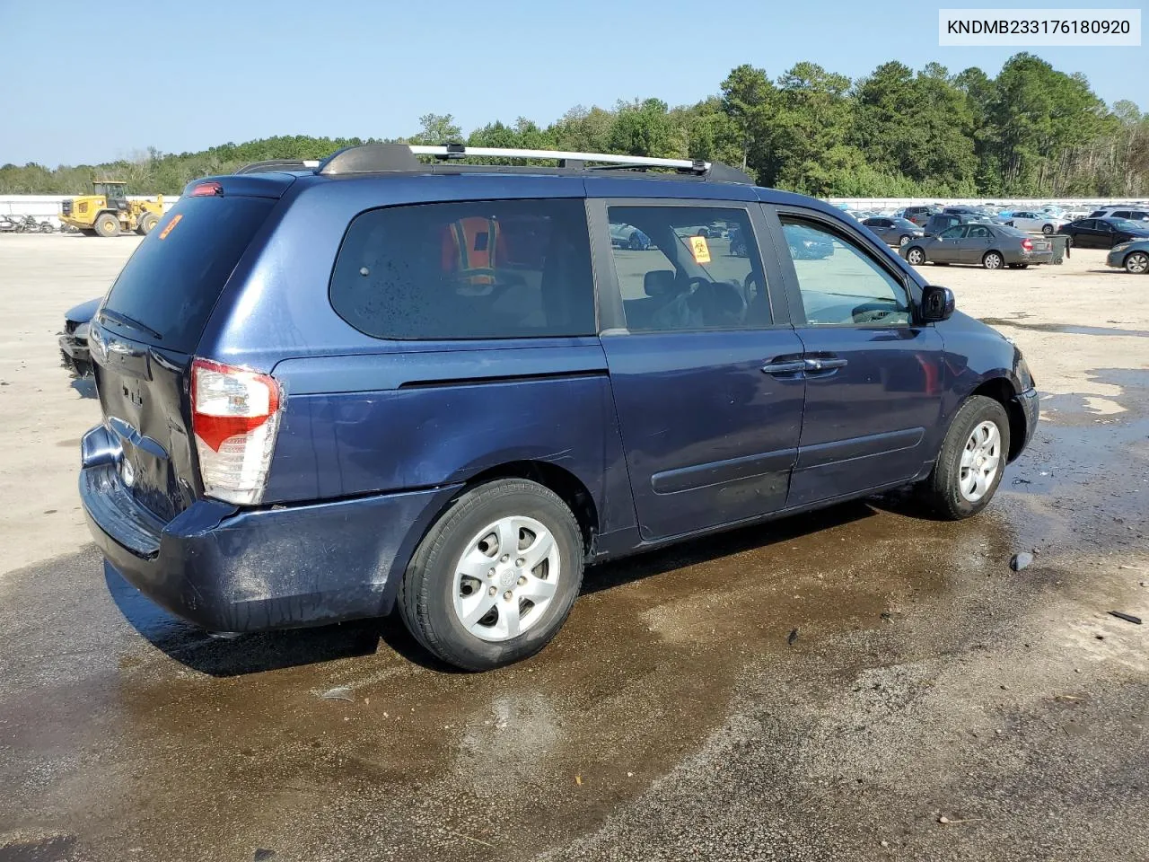 2007 Kia Sedona Ex VIN: KNDMB233176180920 Lot: 75413334