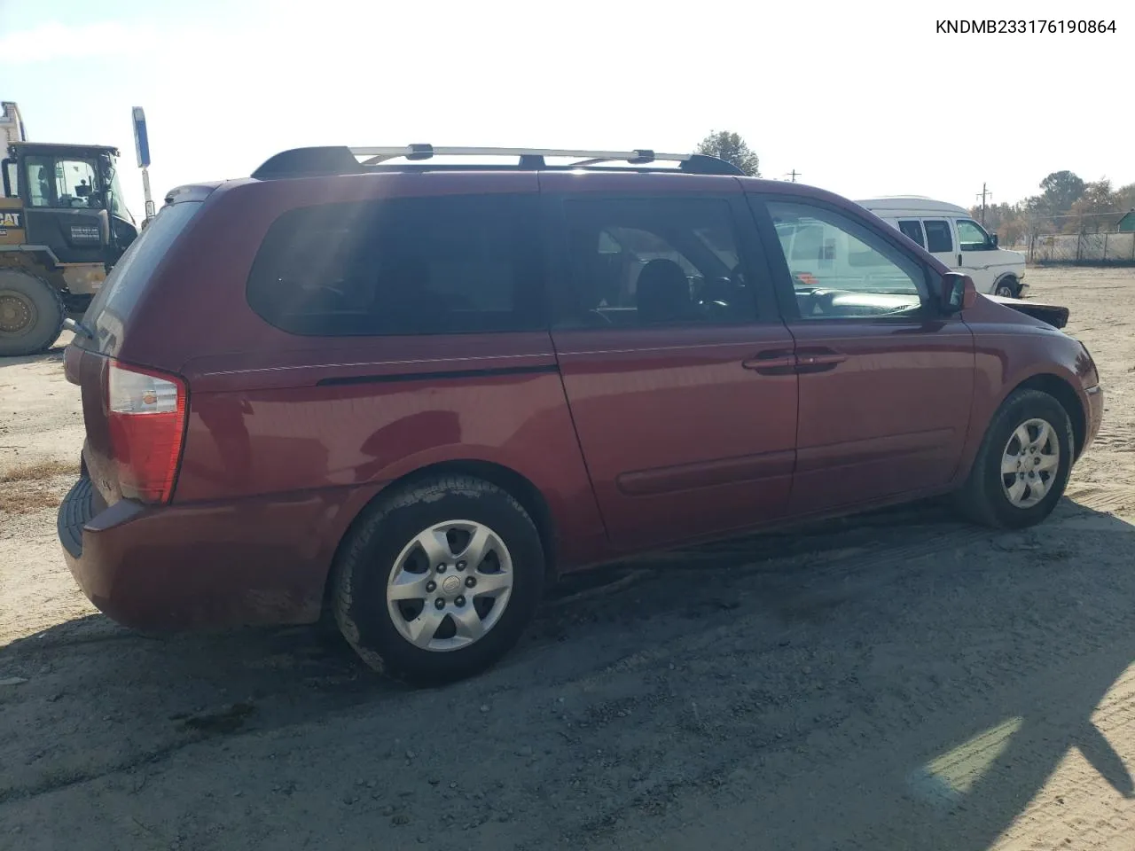 2007 Kia Sedona Ex VIN: KNDMB233176190864 Lot: 77267064