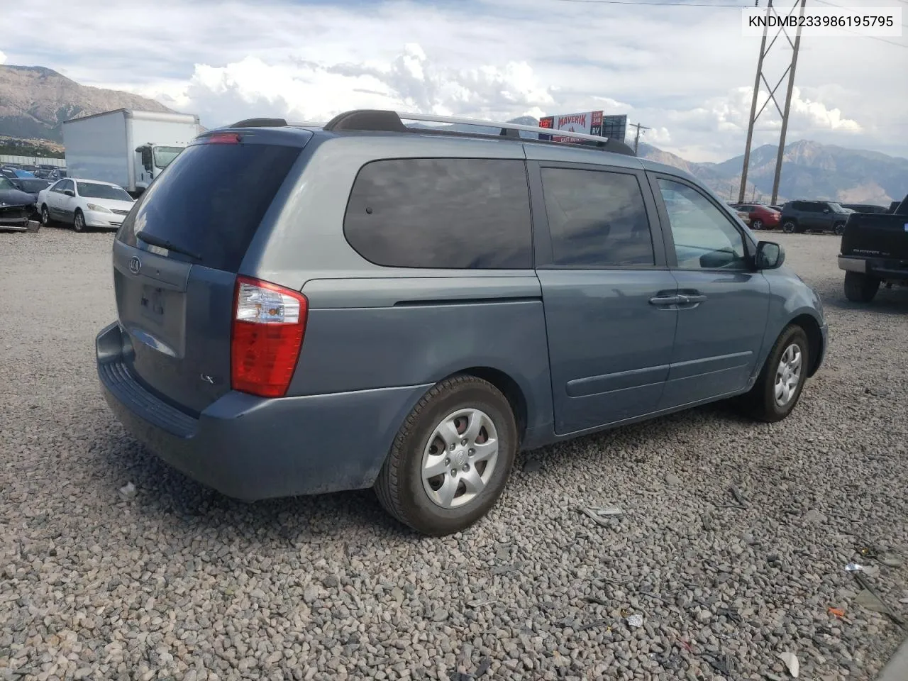 2008 Kia Sedona Ex VIN: KNDMB233986195795 Lot: 65977474