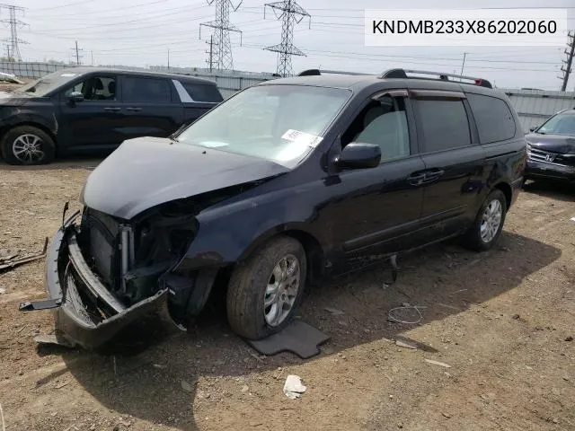 KNDMB233X86202060 2008 Kia Sedona Ex