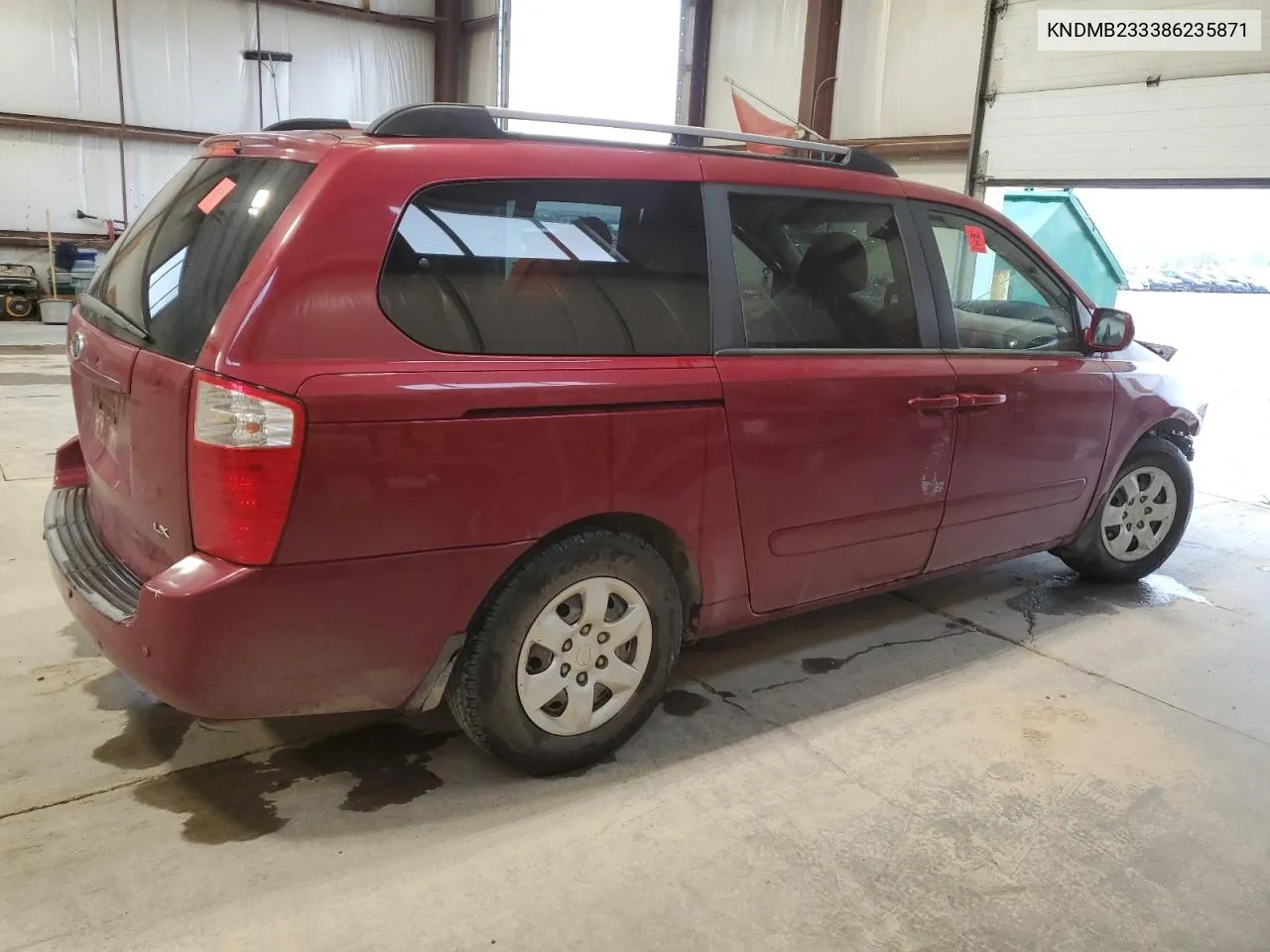 2008 Kia Sedona Ex VIN: KNDMB233386235871 Lot: 70498524