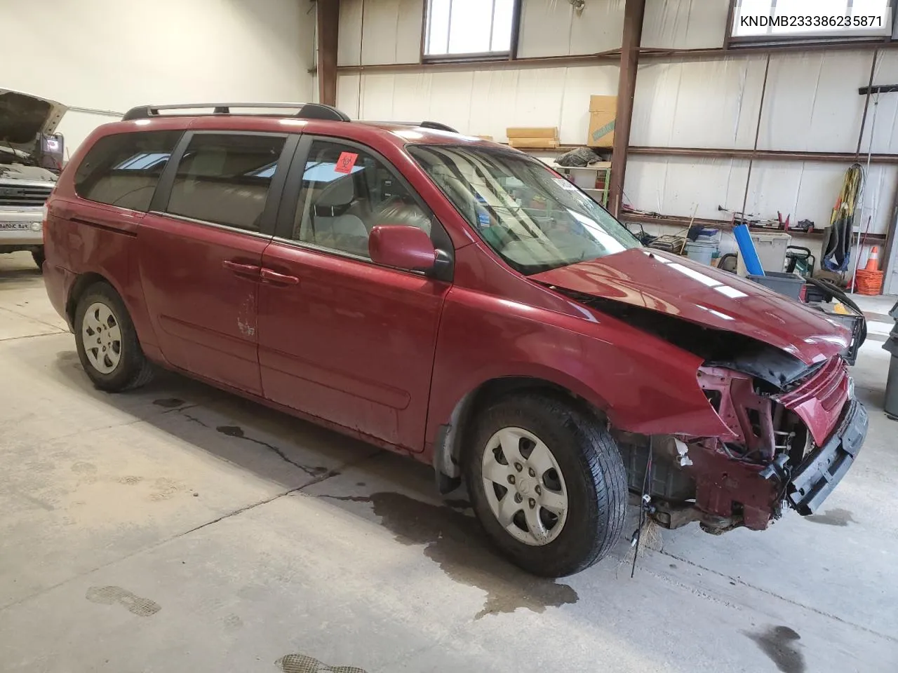 2008 Kia Sedona Ex VIN: KNDMB233386235871 Lot: 70498524